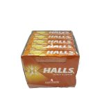 HALLS ΚΑΡΑΜΕΛΕΣ HONNEY & LEMON ΕΙΣΑΓ. 33,5GR (20 Τεμ.)