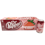 DR PEPPER USA CREAM STRAWBERRY ΕΙΣΑΓ. 355ML (12 Τεμ.)